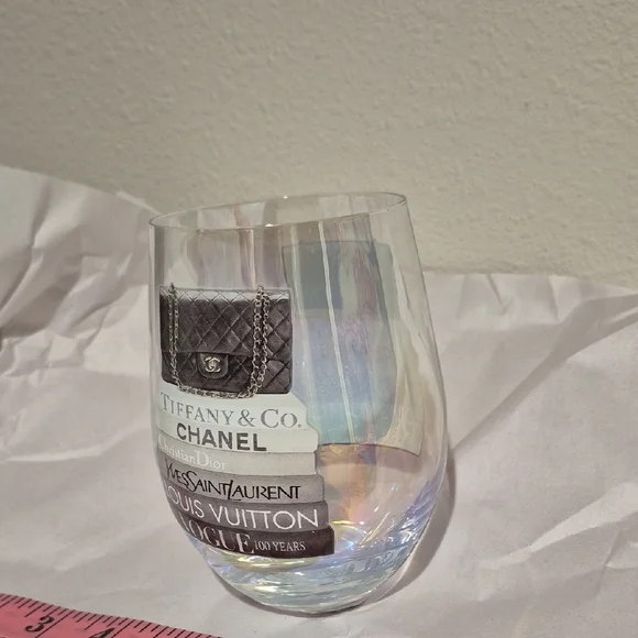 Designer Logo Stemless Wine Glass - Picture 4 of 7